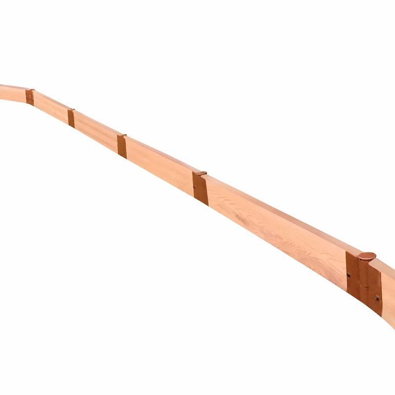 Classic Sienna Straight Landscape Edging Kit 16' - 2" profile